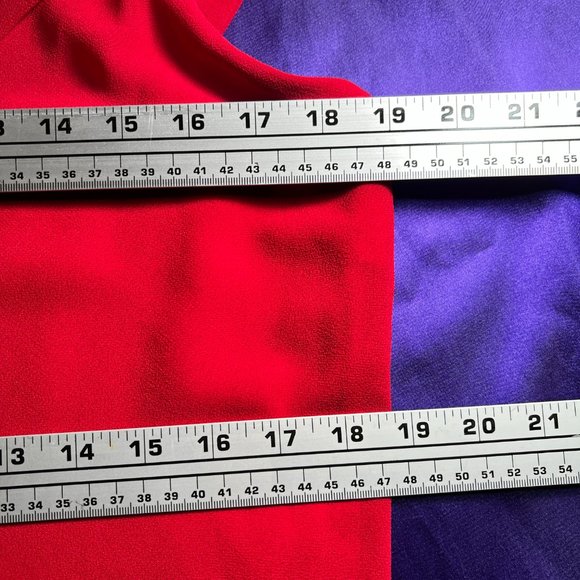 📌Karen Stevens Semi Formal Asymmetrical Chiffon Dress with Waterfall Neckline - Picture 12 of 15